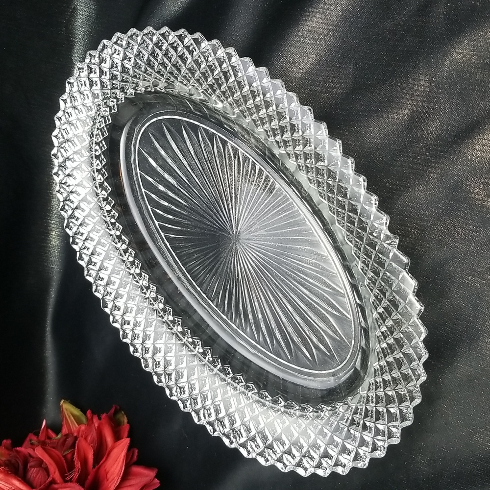 Hocking Miss America Oval Celery Dish
